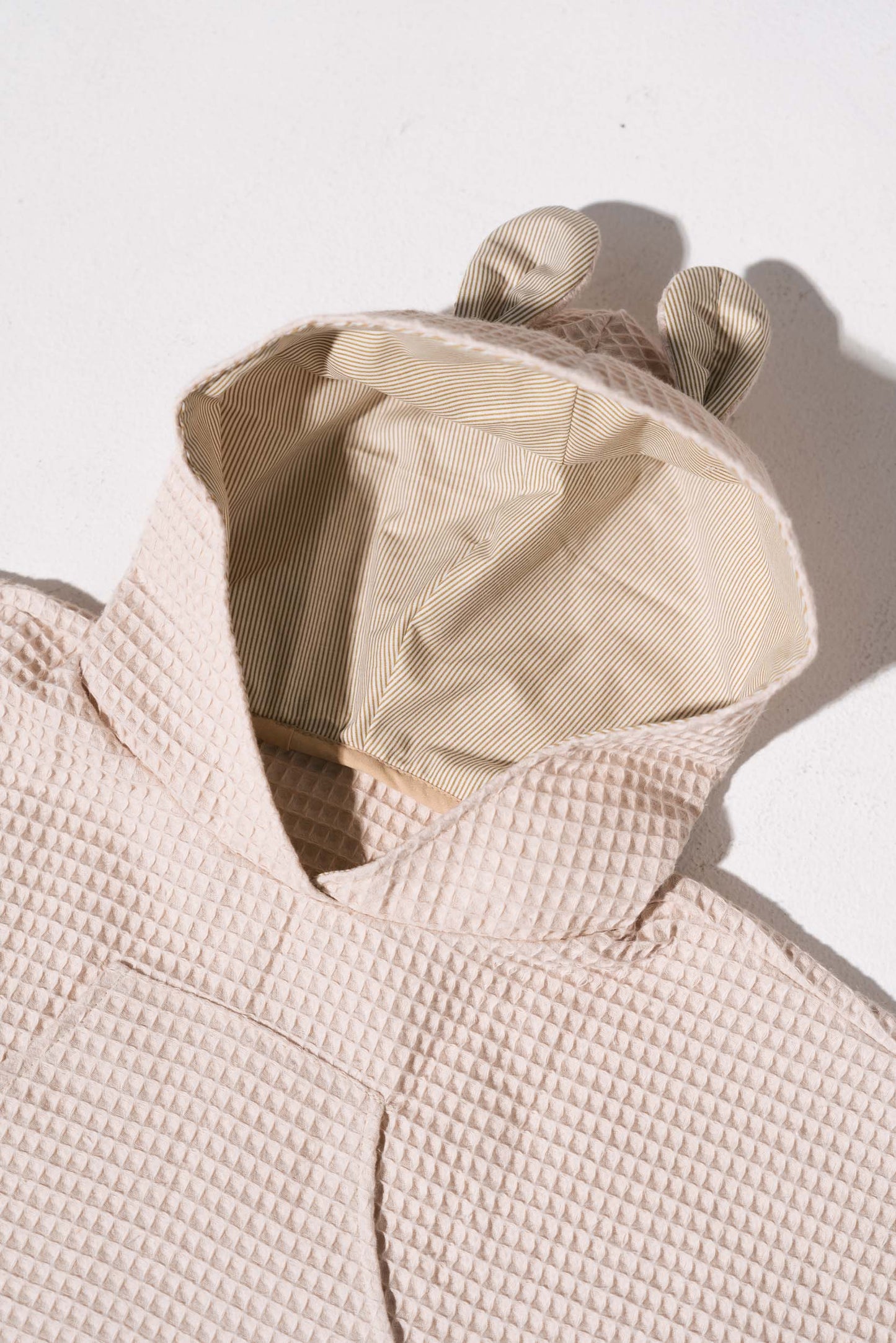 KIDS PONCHO Beige/Stripes