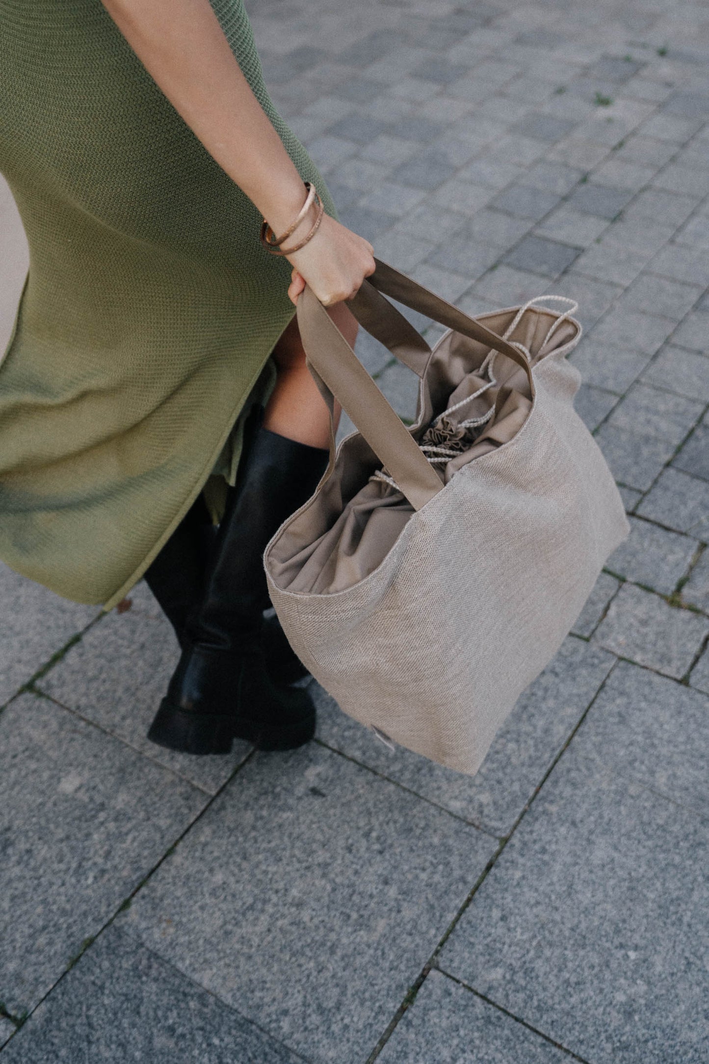 TIMELESS CLASSY LINEN BAG