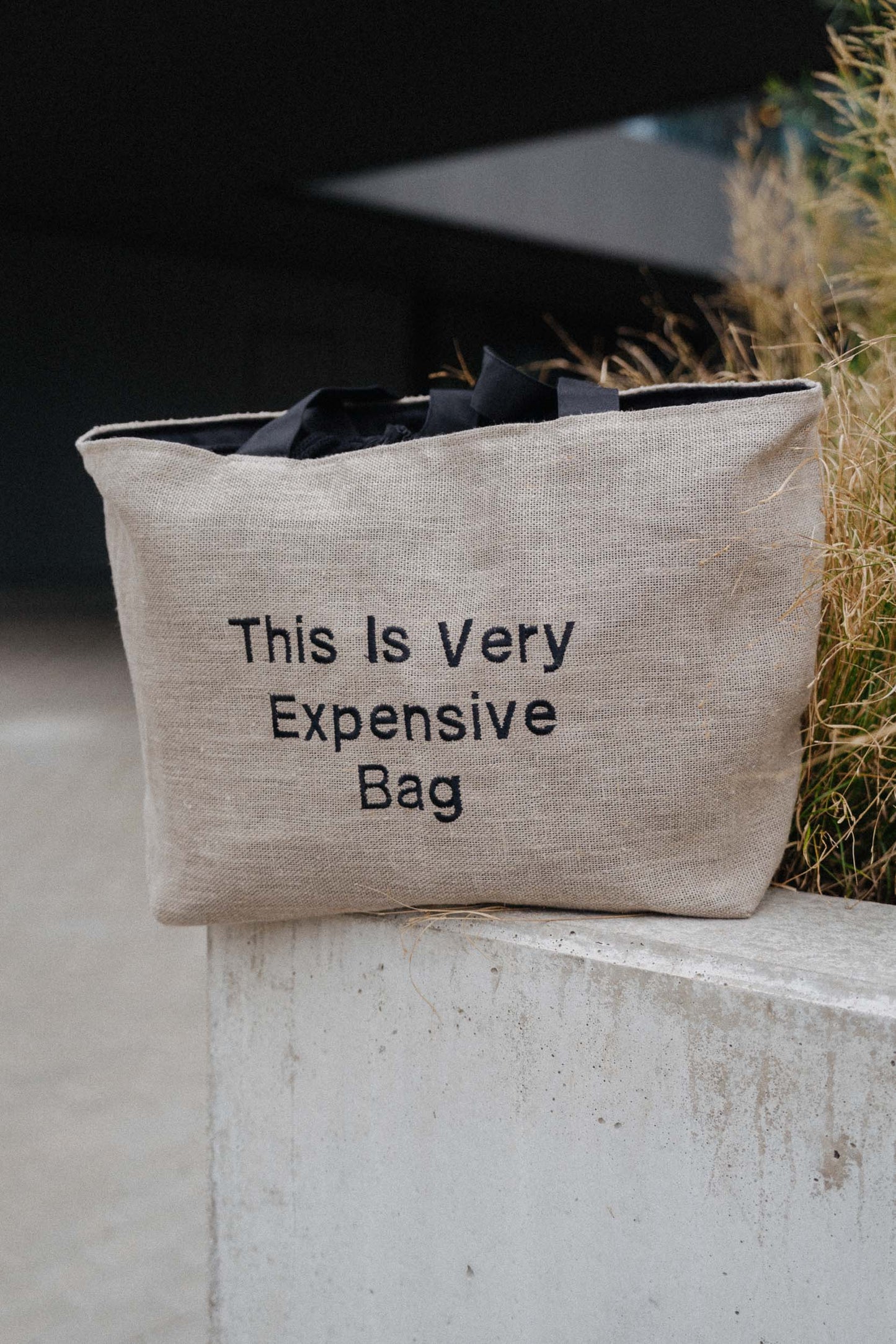 LINEN VERY EXPENSIVE BAG