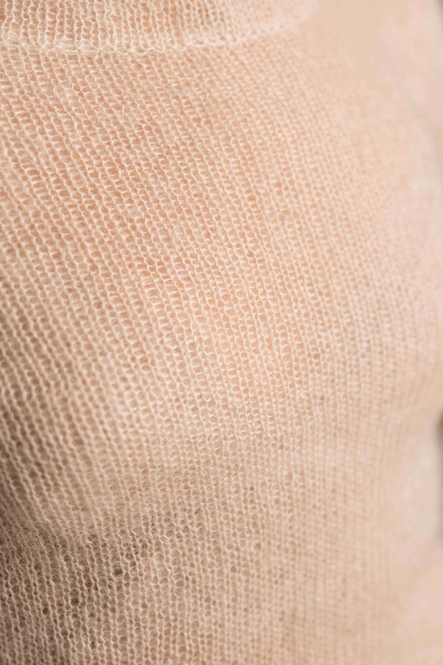 BEIGE MOHAIR SWEATER