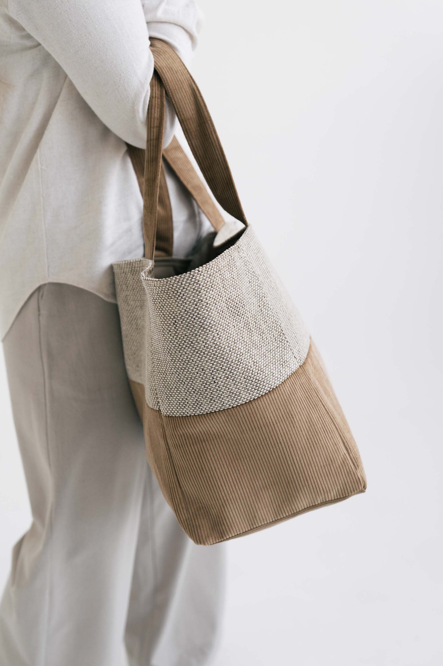Large Beige Every Day Bag