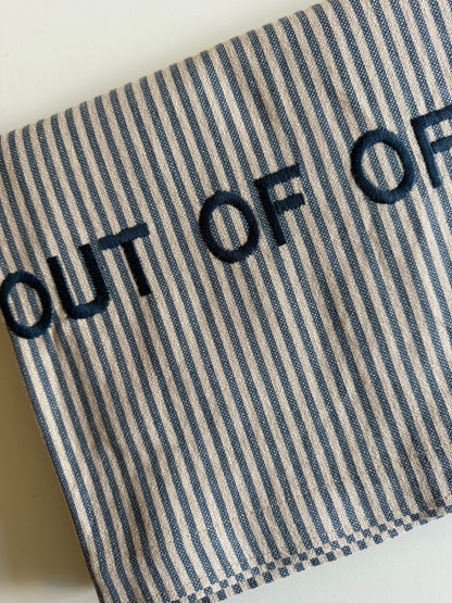 Beach Blanket “ OUT OF OFFICE” BLUE