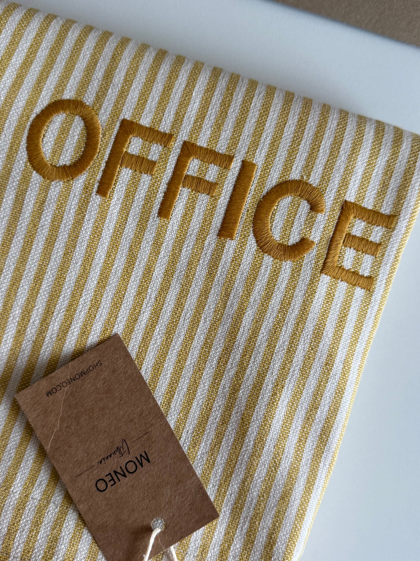 Beach Blanket “ OUT OF OFFICE” YELLOW