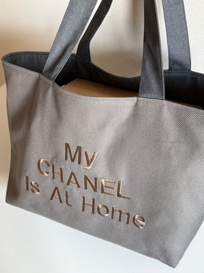 My Chanel Is At Home TOTE BAG