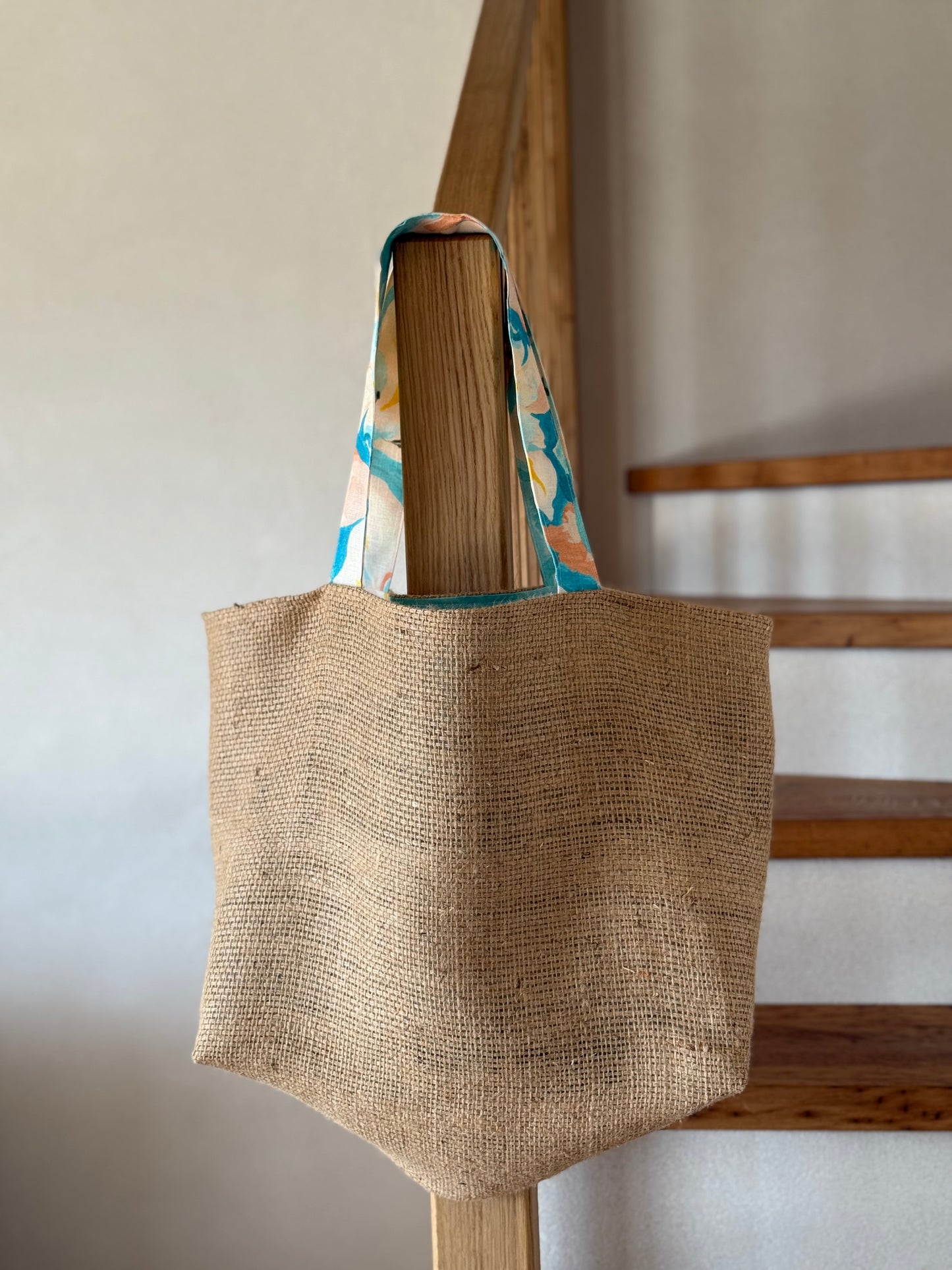LINEN SKY TOTE