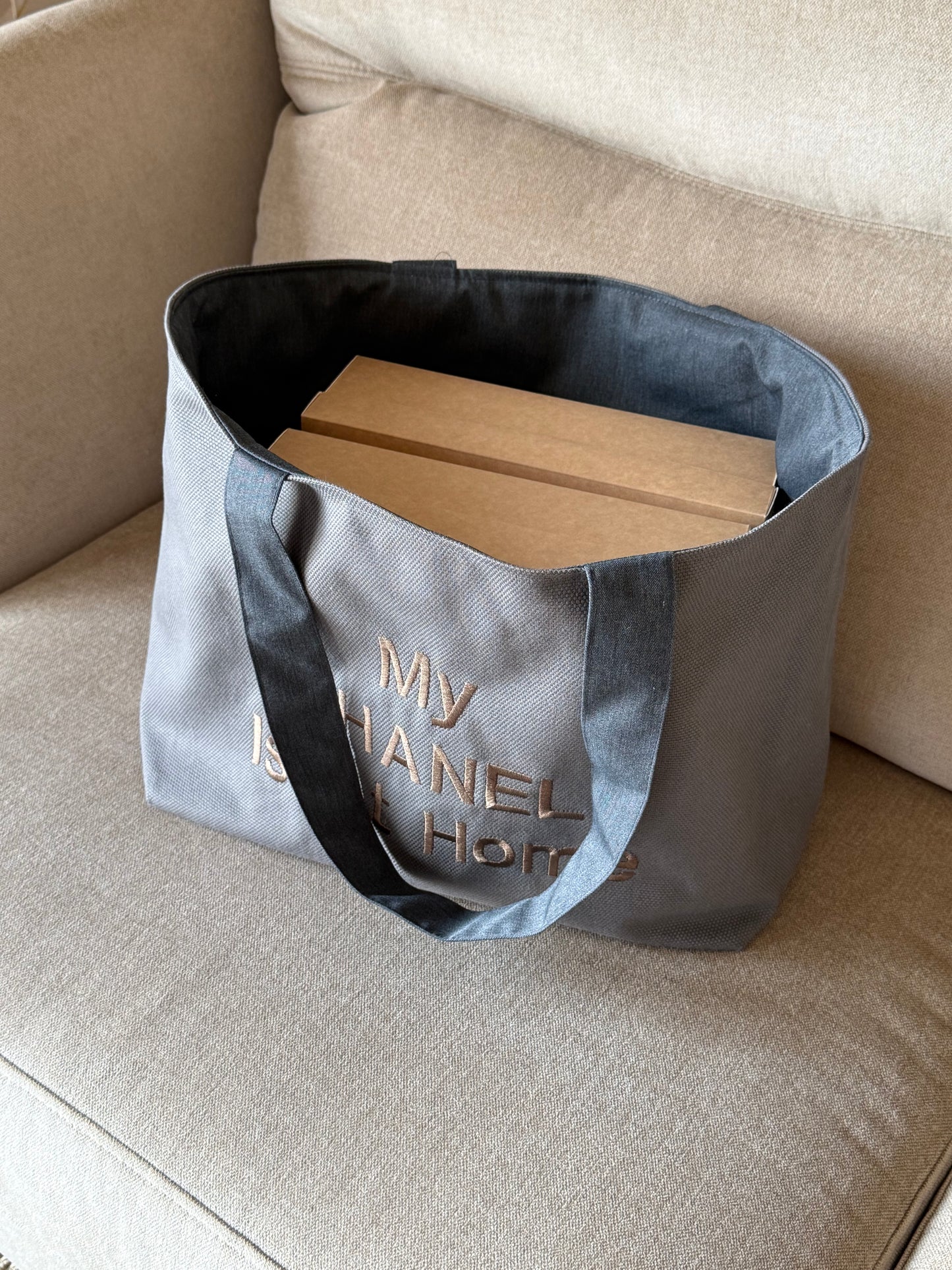 My Chanel Is At Home TOTE BAG