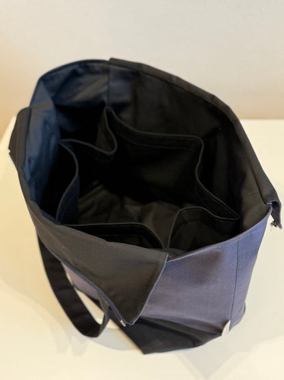 BLUE TRAVEL BAG 7 pockets