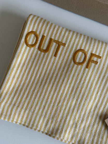 Beach Blanket “ OUT OF OFFICE” YELLOW