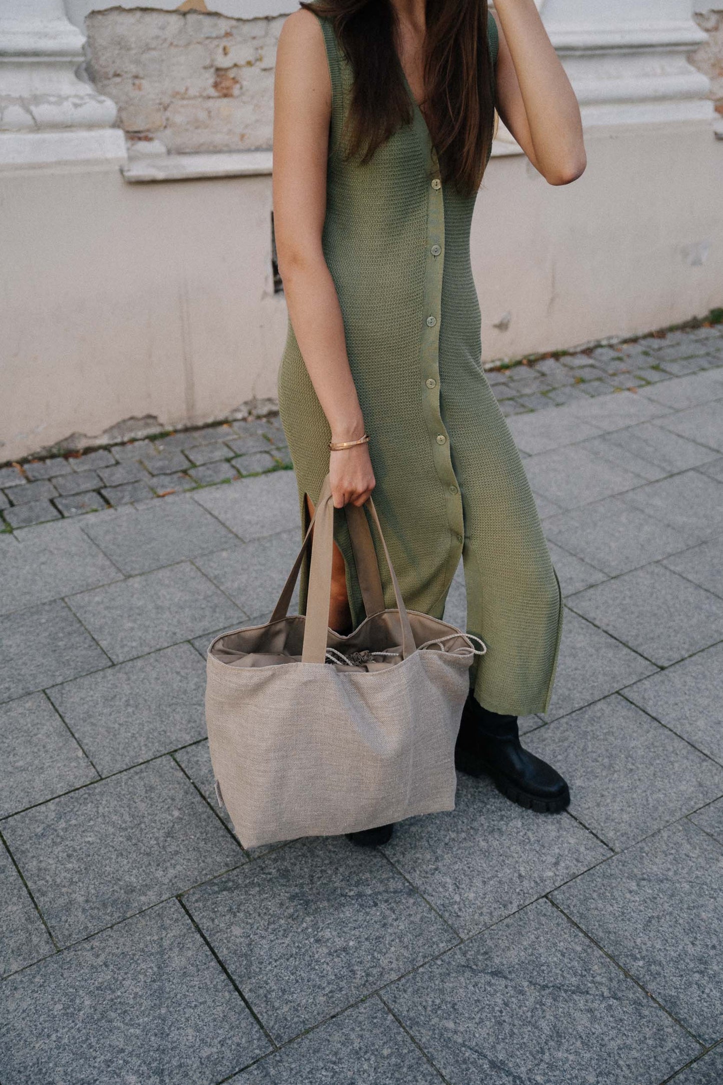 TIMELESS CLASSY LINEN BAG