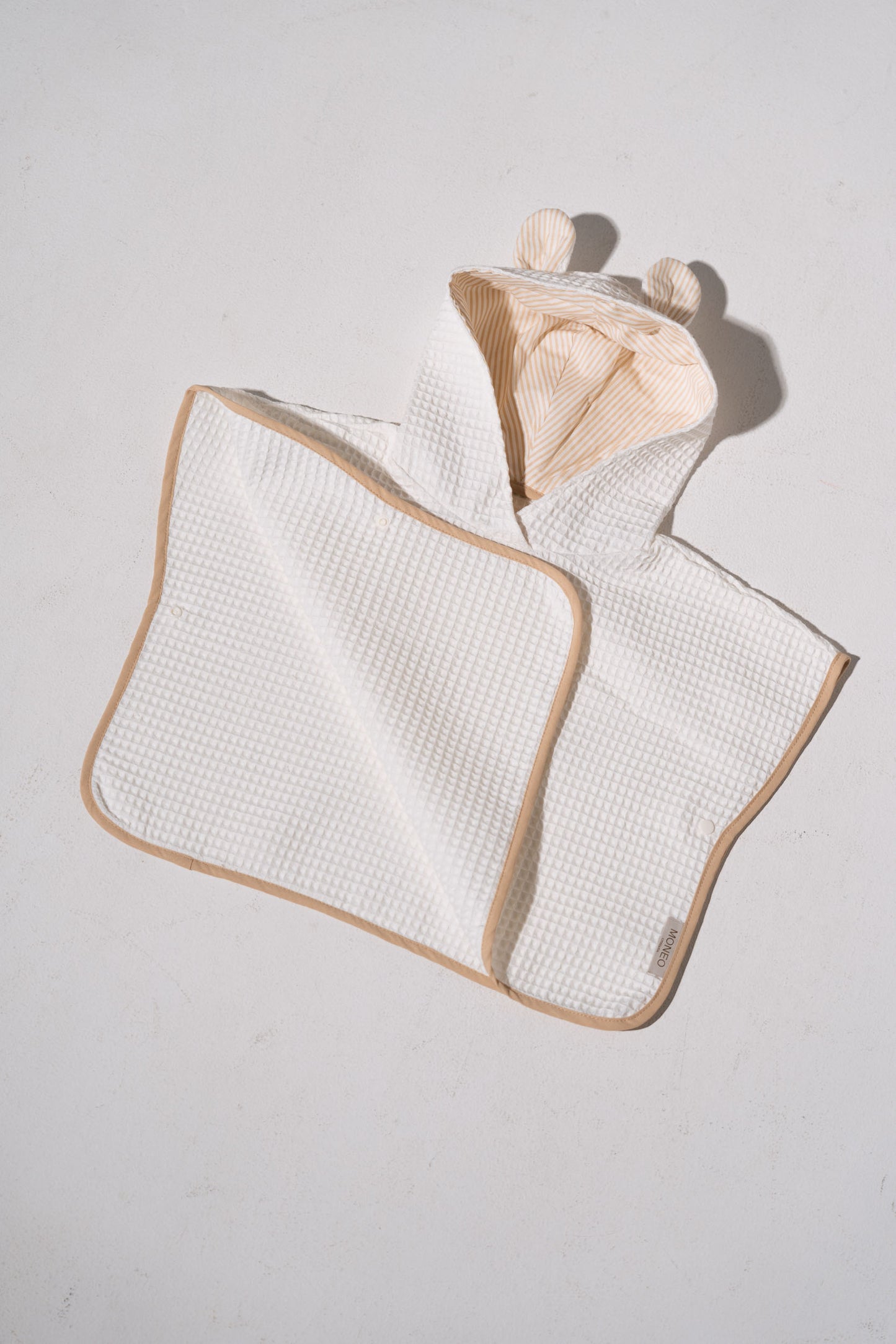 KIDS PONCHO white