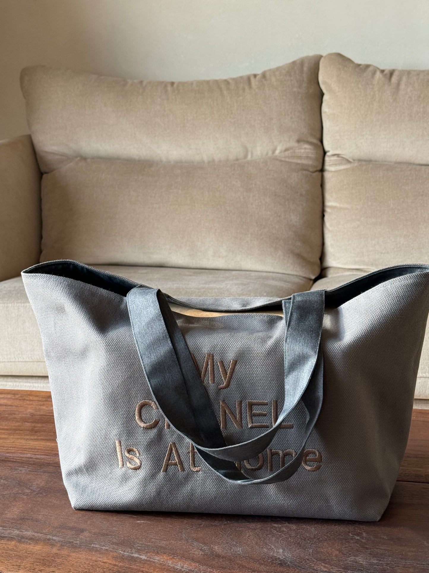 My Chanel Is At Home TOTE BAG