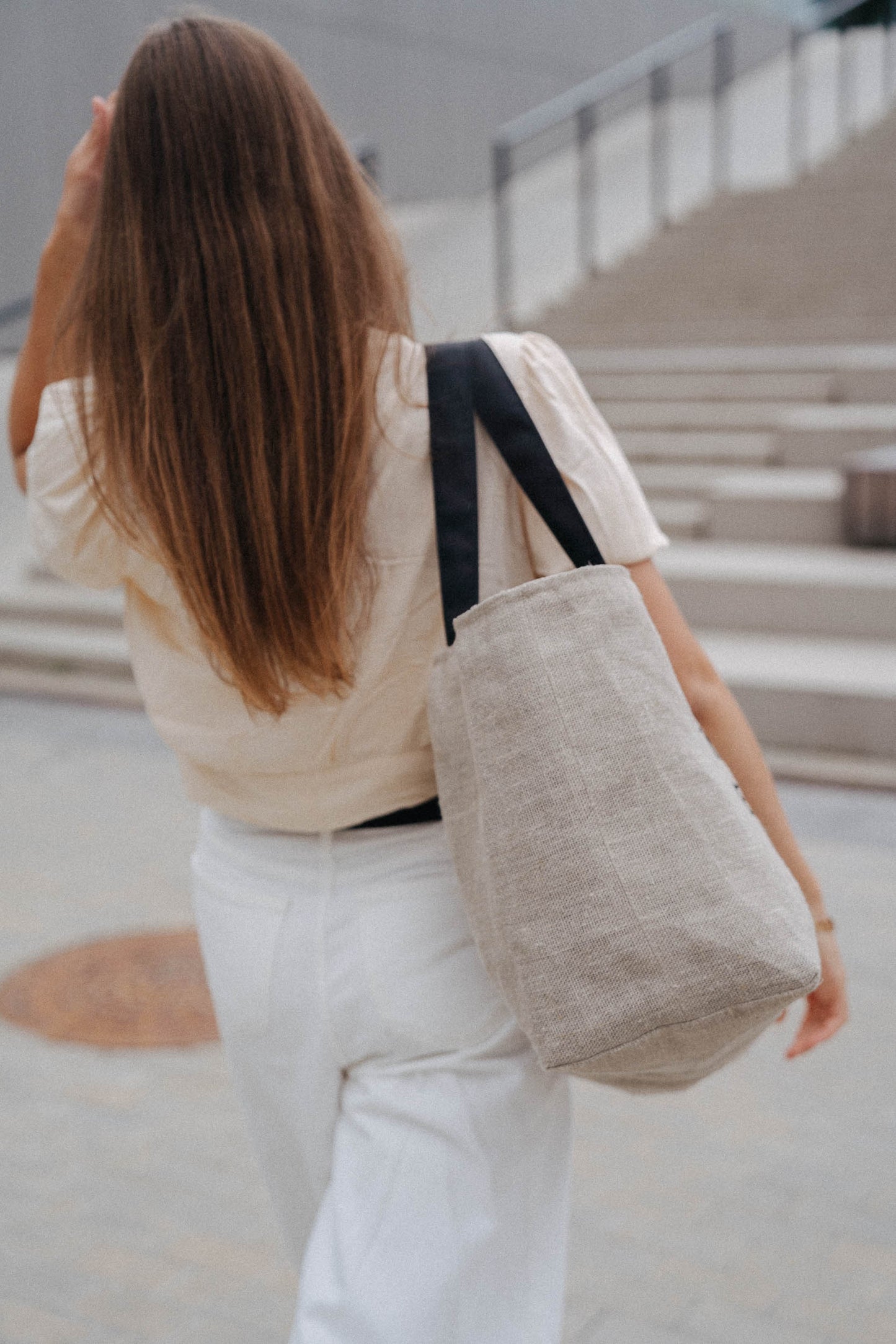 LINEN VERY EXPENSIVE BAG