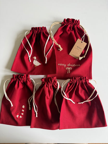 CHRISTMAS BAG SET  5PC