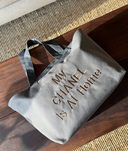My Chanel Is At Home TOTE BAG