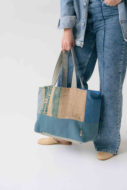 Jeans Blue Bag With pockets