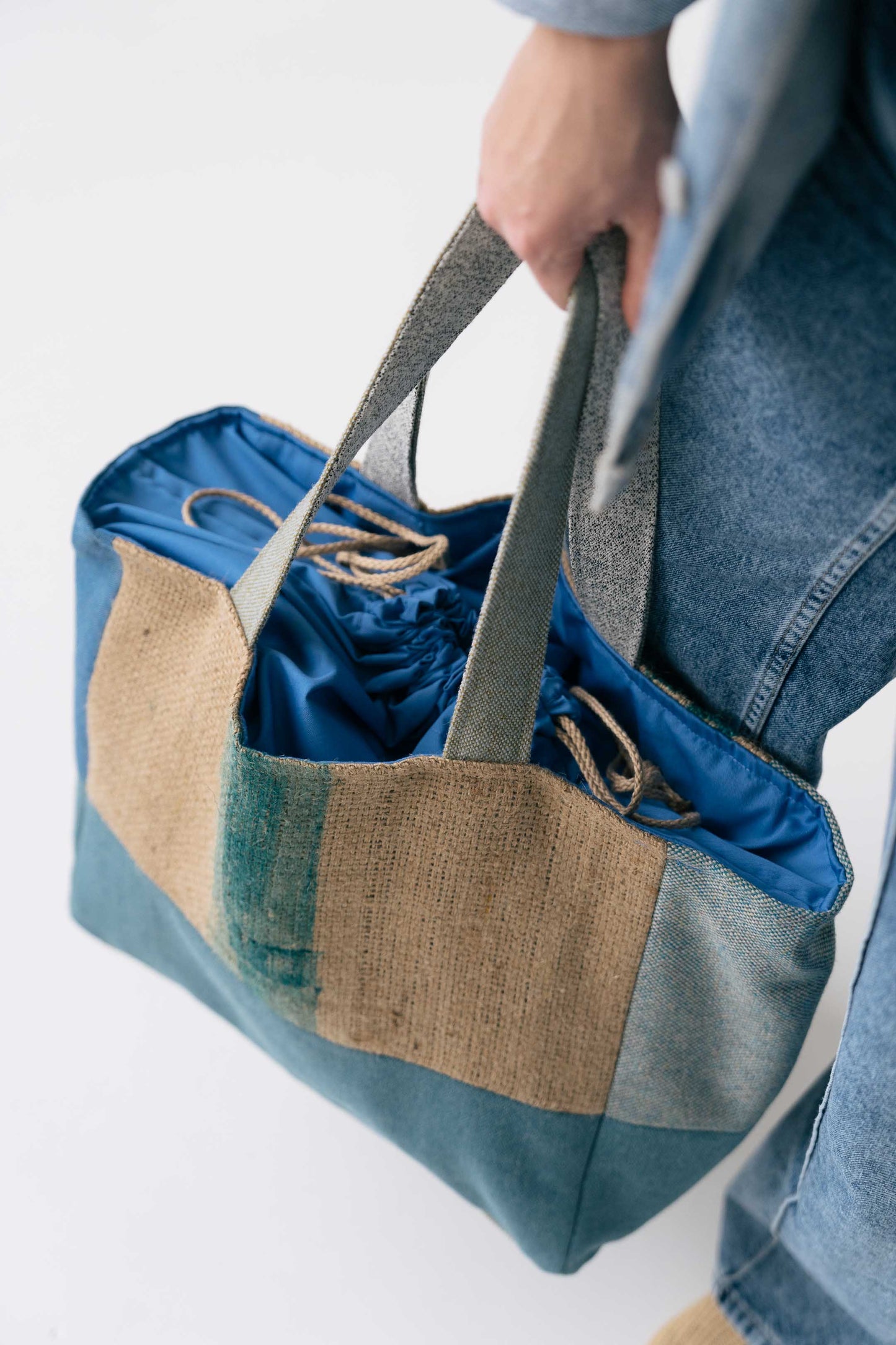 Jeans Blue Bag With pockets