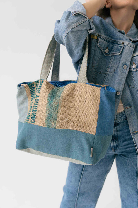 Jeans Blue Bag With pockets