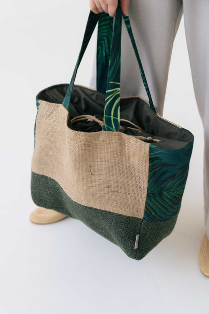 Forest Green Large Shoulder Bag