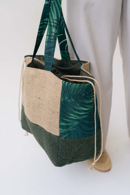 Forest Green Large Shoulder Bag