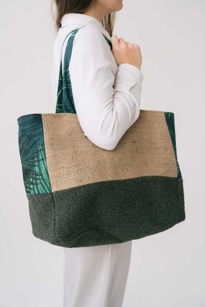 Forest Green Large Shoulder Bag