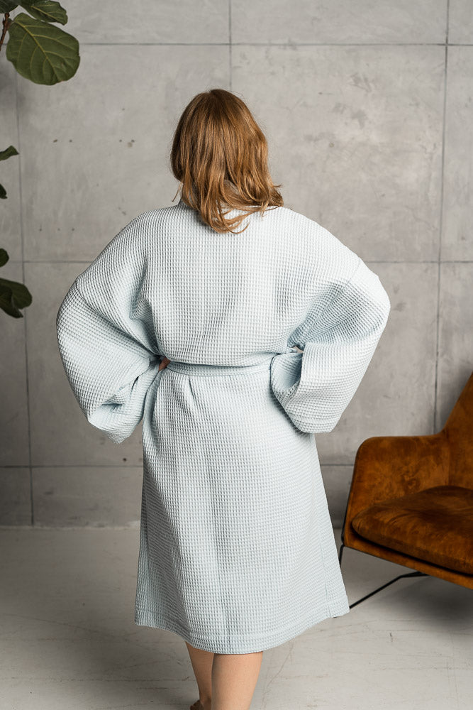 WAFFLE KIMONO ROBE